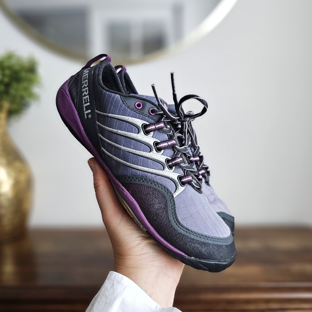 Merrell Lithe Glove Dark Shadow Women’s Trail Running Athletic Shoes Size 7